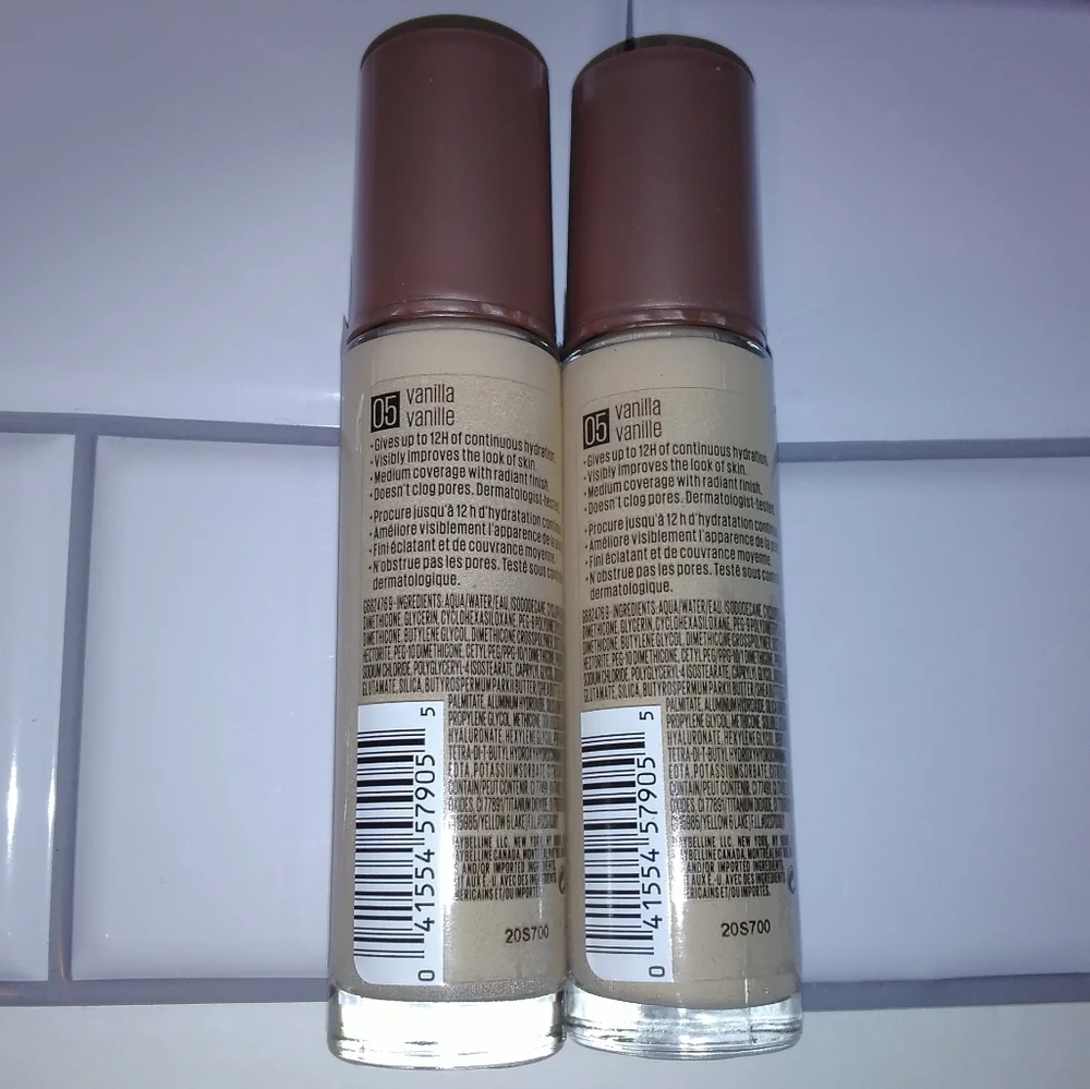2 Pack Maybelline Dream Radiant Liquid Hydrating Foundation